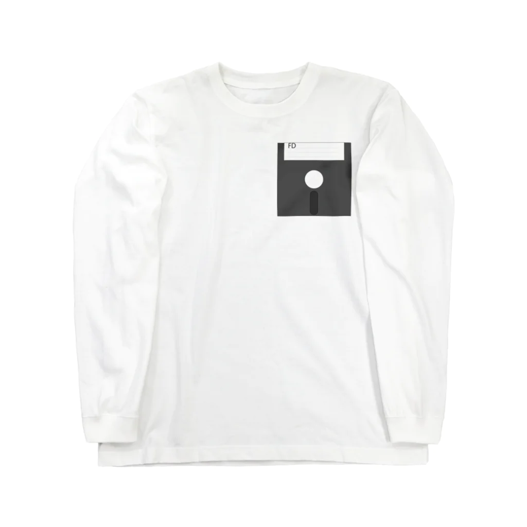 HBridge Storeのクールな懐かしフロッピーディスク Long Sleeve T-Shirt