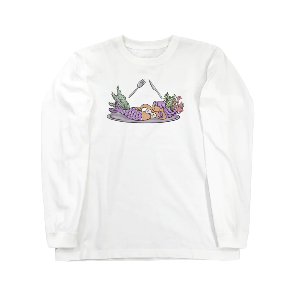 芋部屋の人魚の塩焼き Long Sleeve T-Shirt