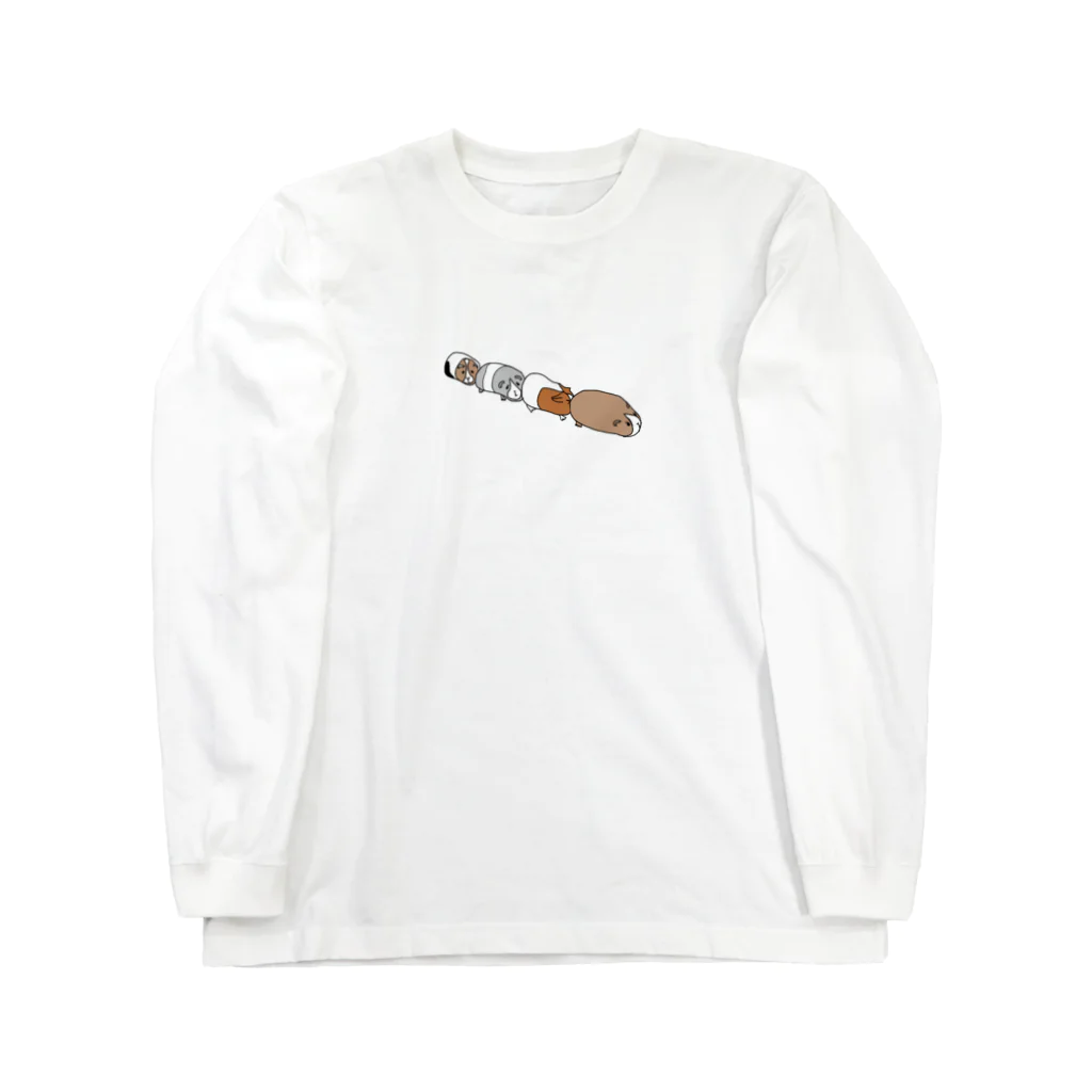 Yuki2222の渋滞モルモット Long Sleeve T-Shirt