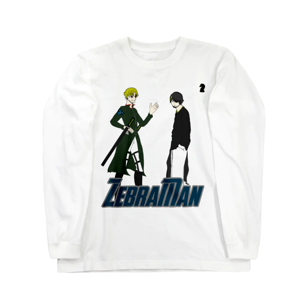 【Zebra channel 公式SHOP】 しまうま工房の及川 & 諏訪山 （第2巻 “奇襲”） Long Sleeve T-Shirt