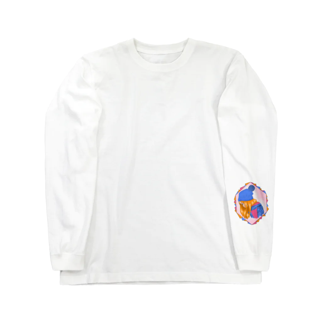 Happy Moon ArtのBeautiful crying  Long Sleeve T-Shirt