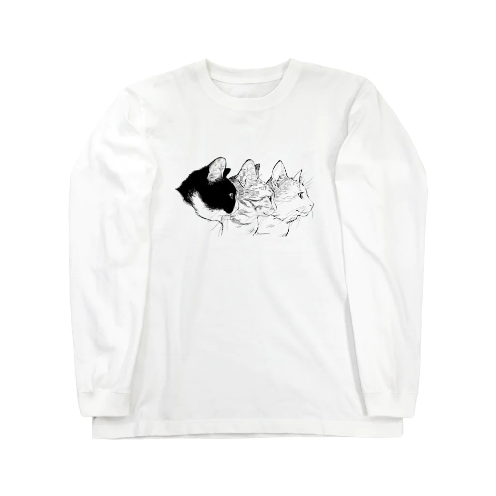 はるさめ商店の猫の横顔 Long Sleeve T-Shirt