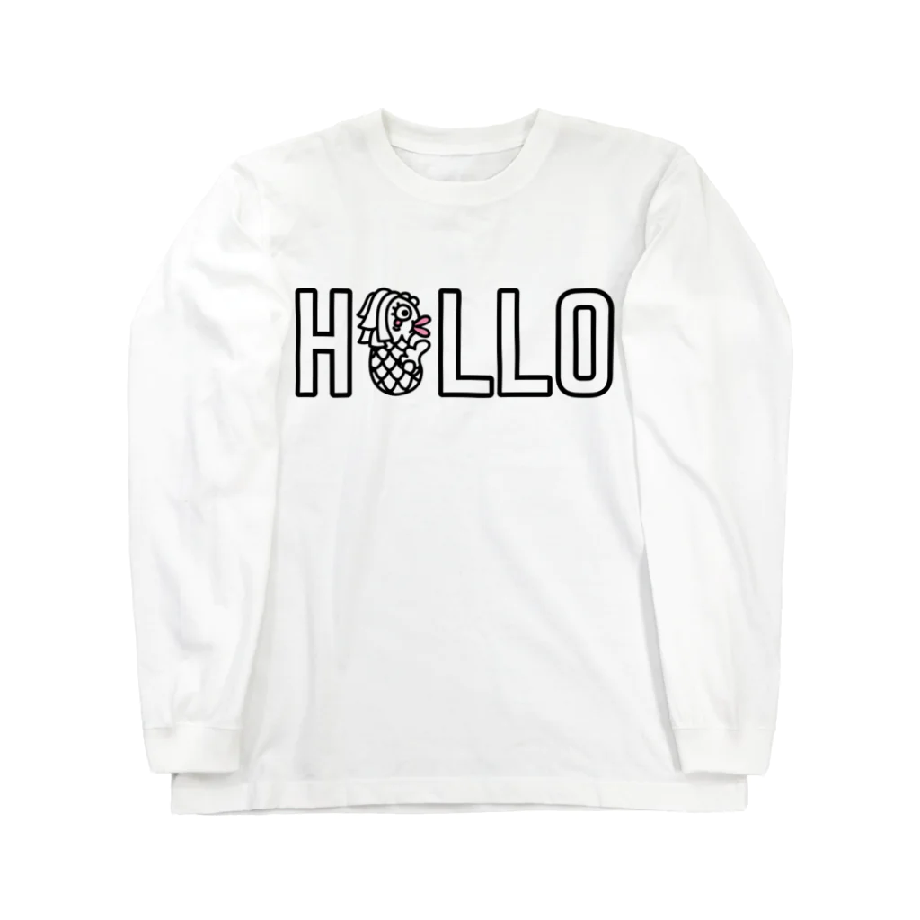 ハローマーライオンのhhjkklhkb マーライオン シャツ Long Sleeve T-Shirt