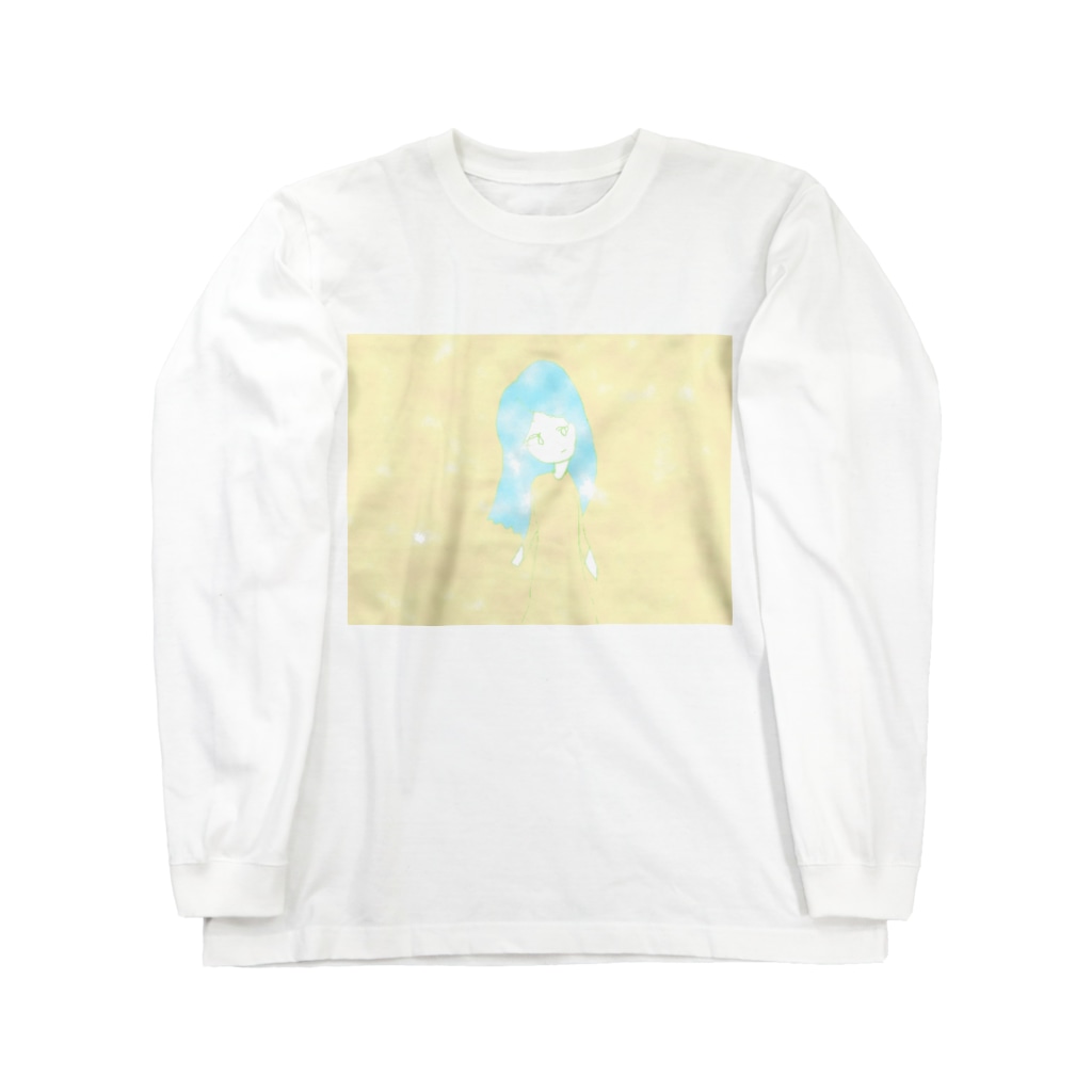水草の泡沫・ガール０２ Long Sleeve T-Shirt