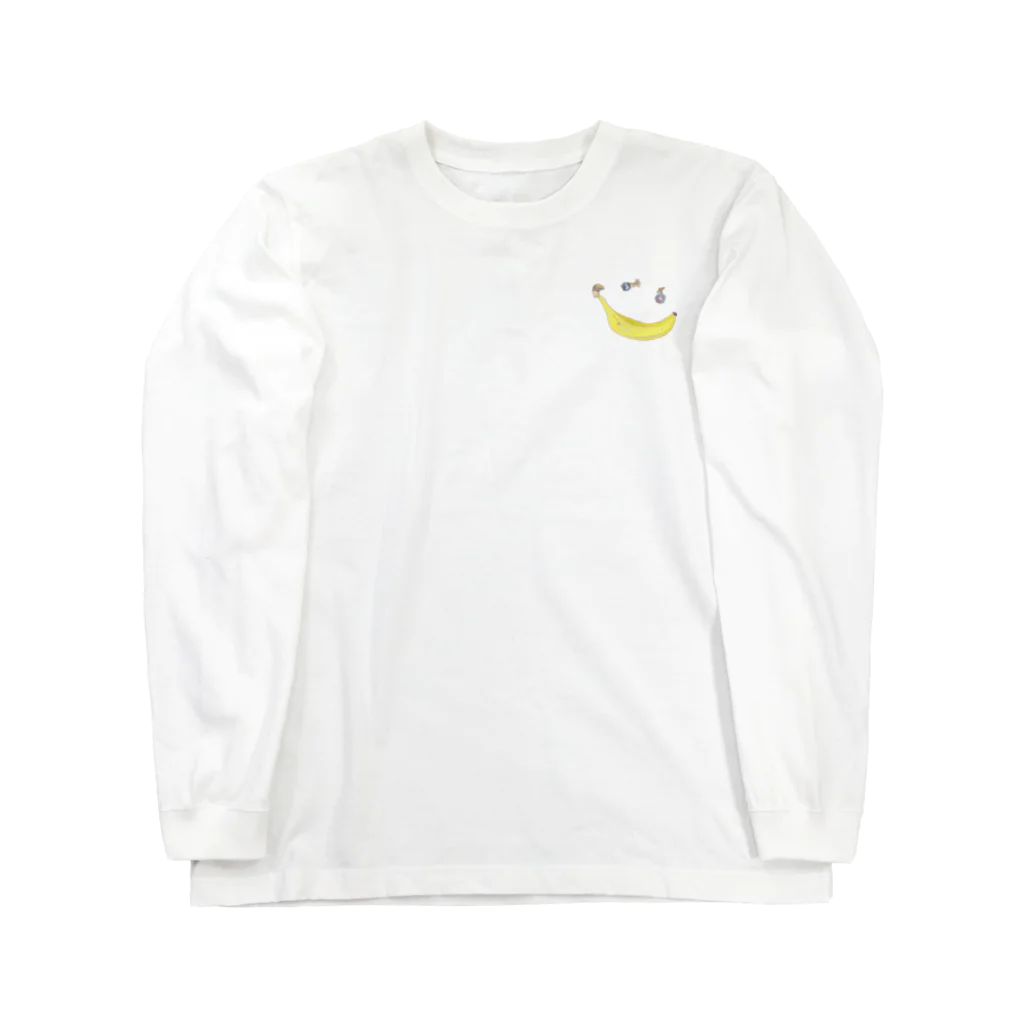 ホームタウンスター　Hometown Star のバナナスマイリー　Banana Smiley Long Sleeve T-Shirt