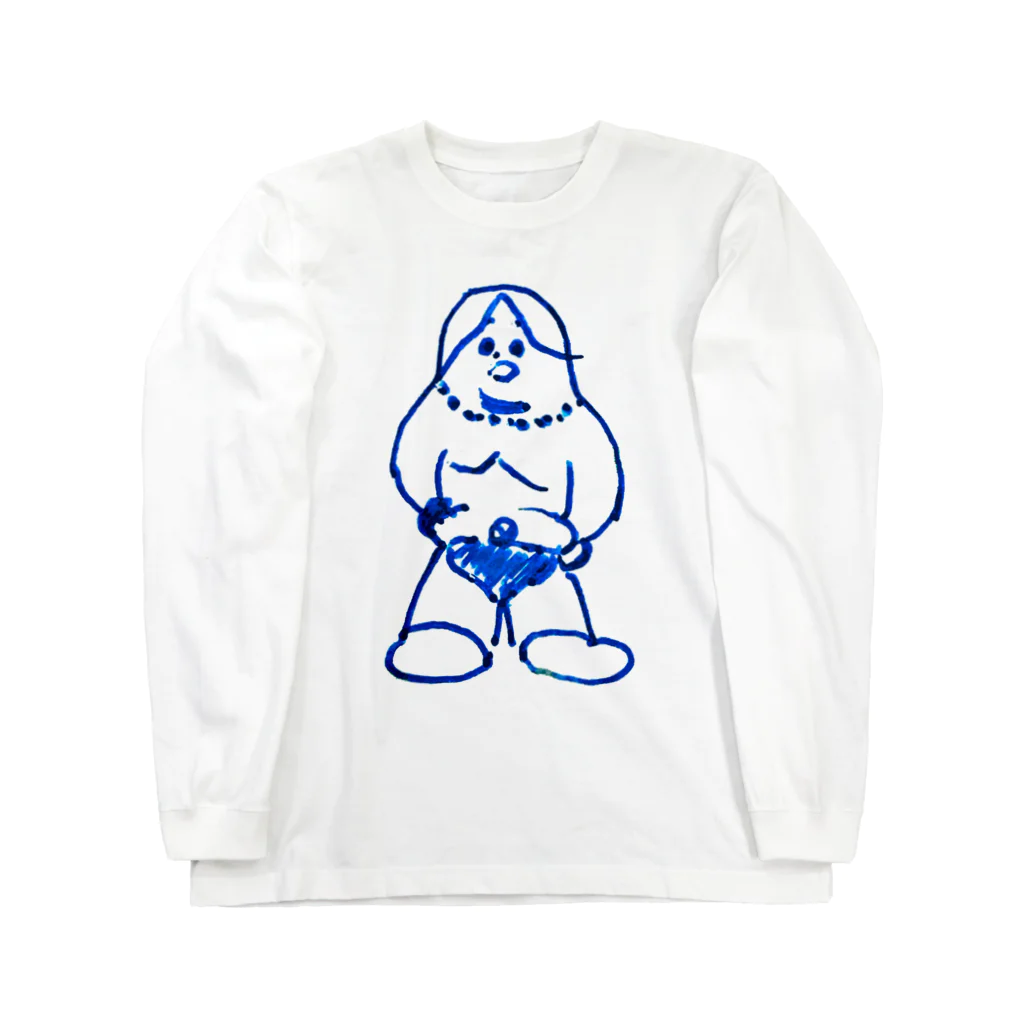 ゆったり を ゆるかわ とのやる気のないプロレスラー Long Sleeve T-Shirt