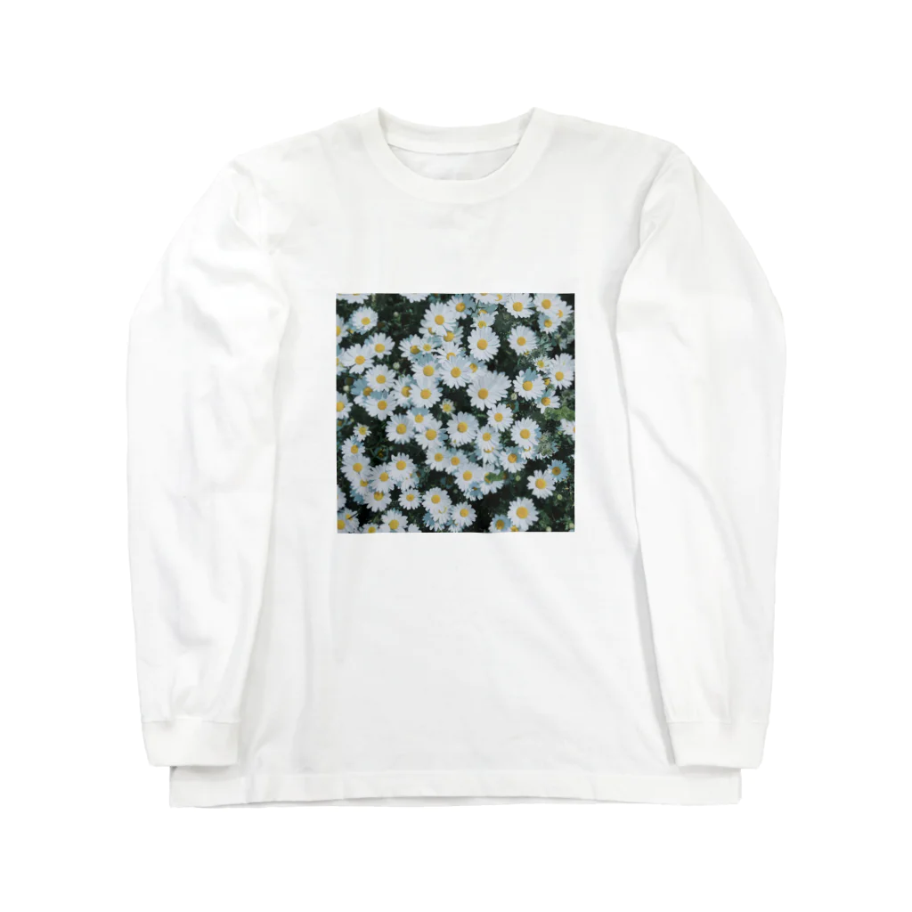 1993の晴れた日の白いお花 Long Sleeve T-Shirt