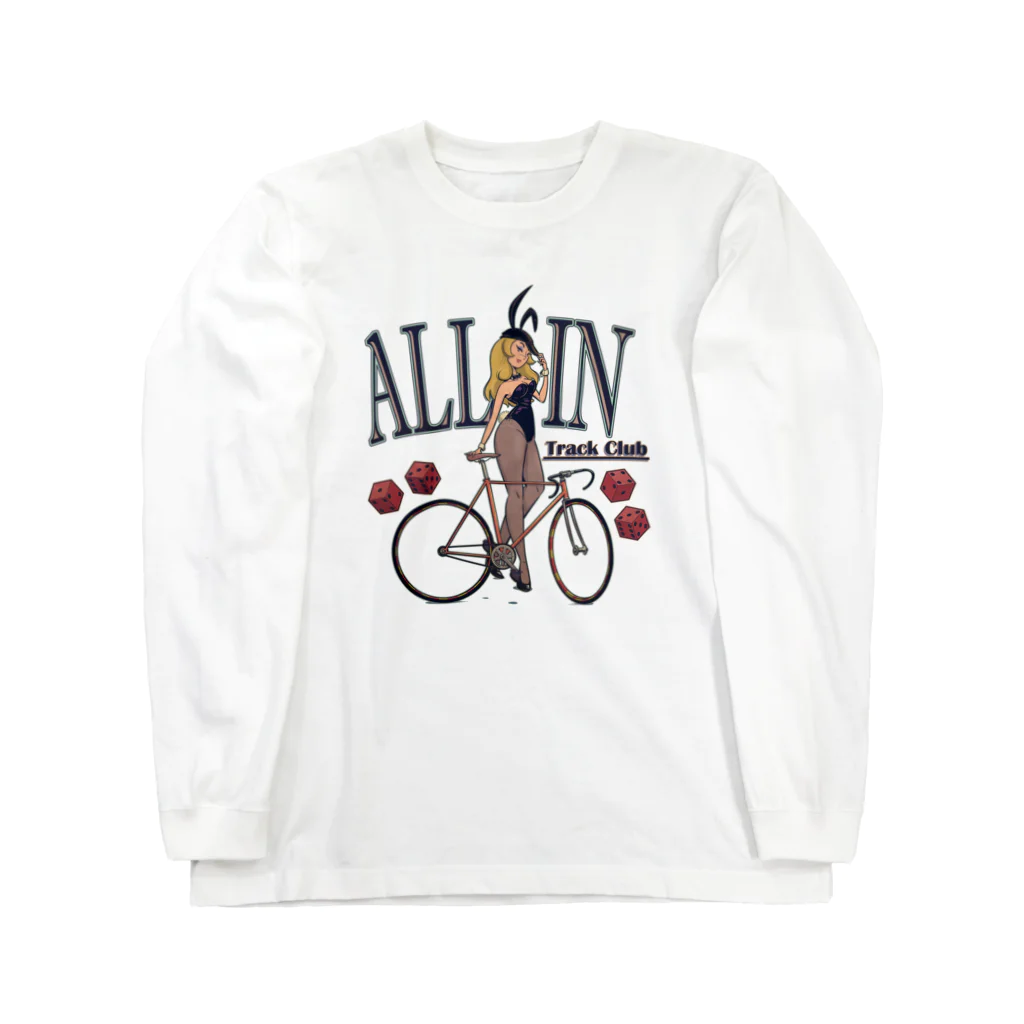 nidan-illustrationの"ALL IN -Track Club-" Long Sleeve T-Shirt