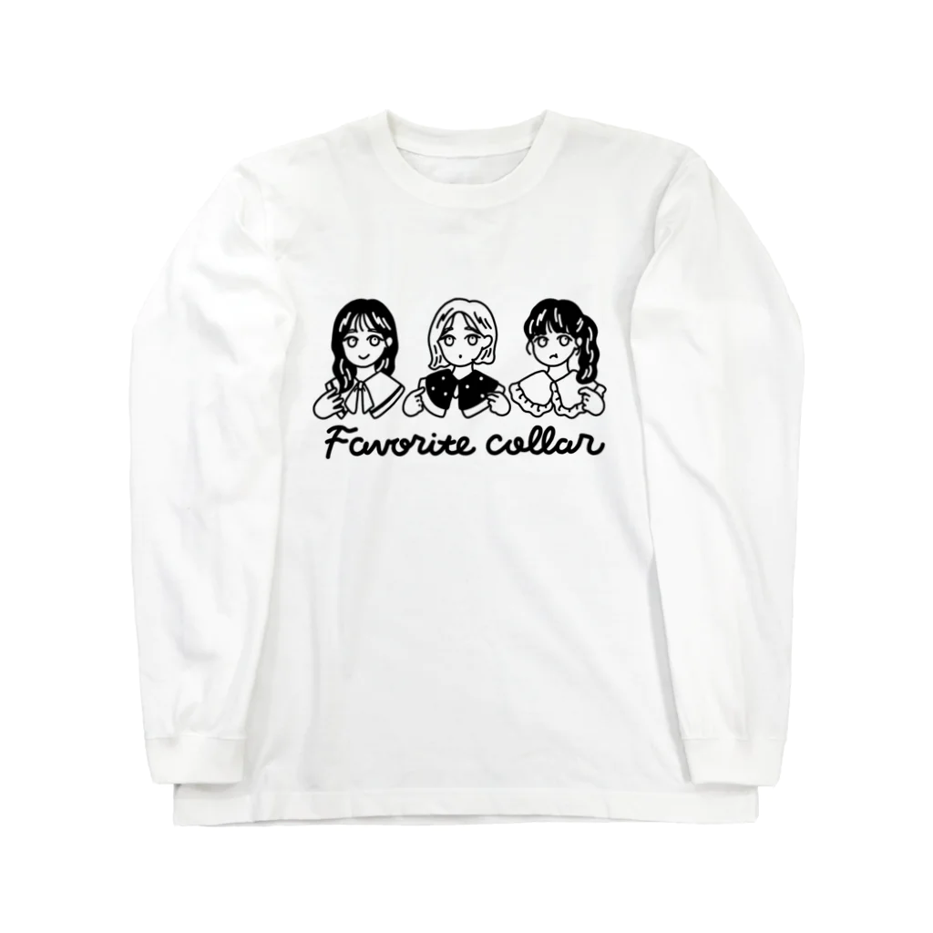 西村オコのFavorite collar ロングスリーブTシャツ