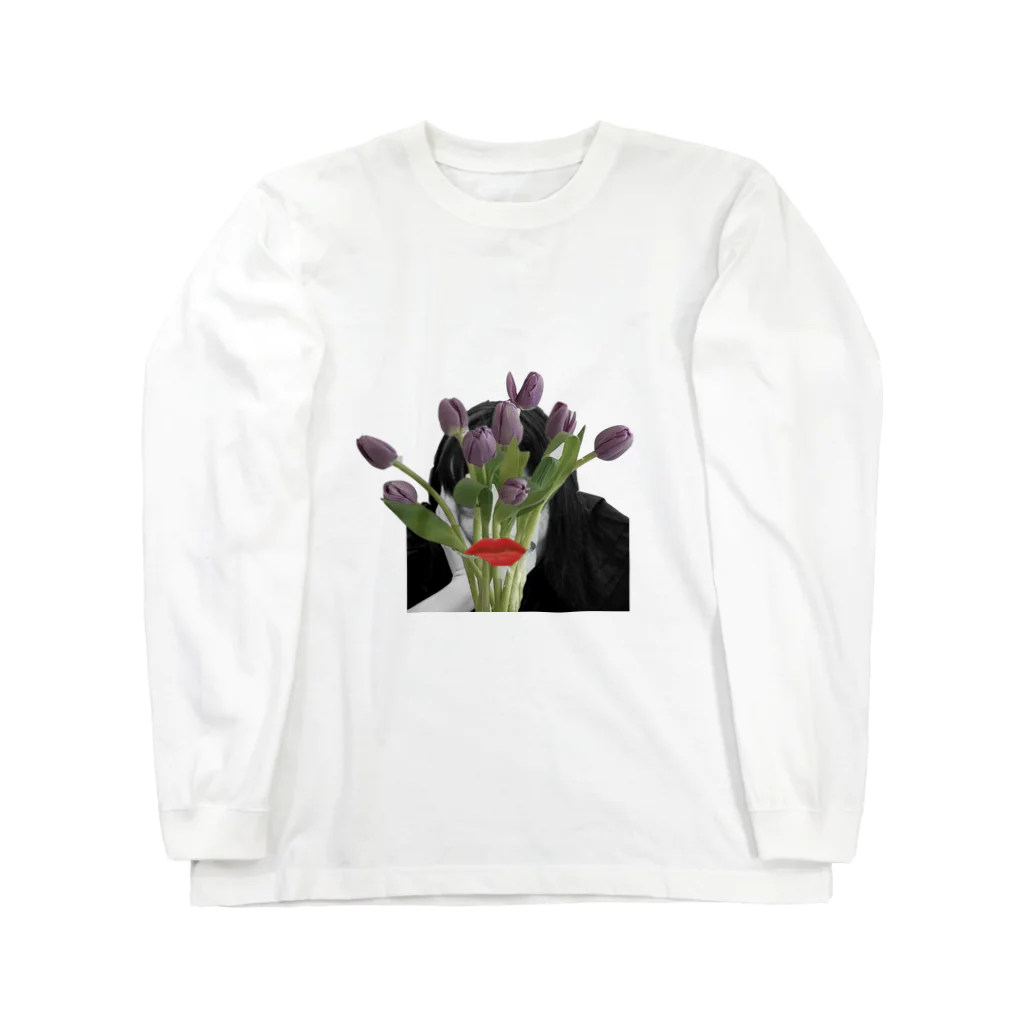 ホワホワのコラージュ Long Sleeve T-Shirt