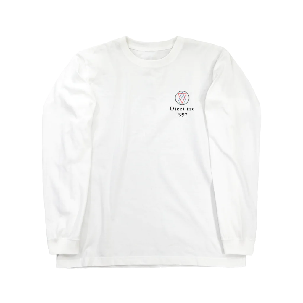 Dieci tre (ディエーチ トレ)のDieci tre　黒ロゴ Long Sleeve T-Shirt