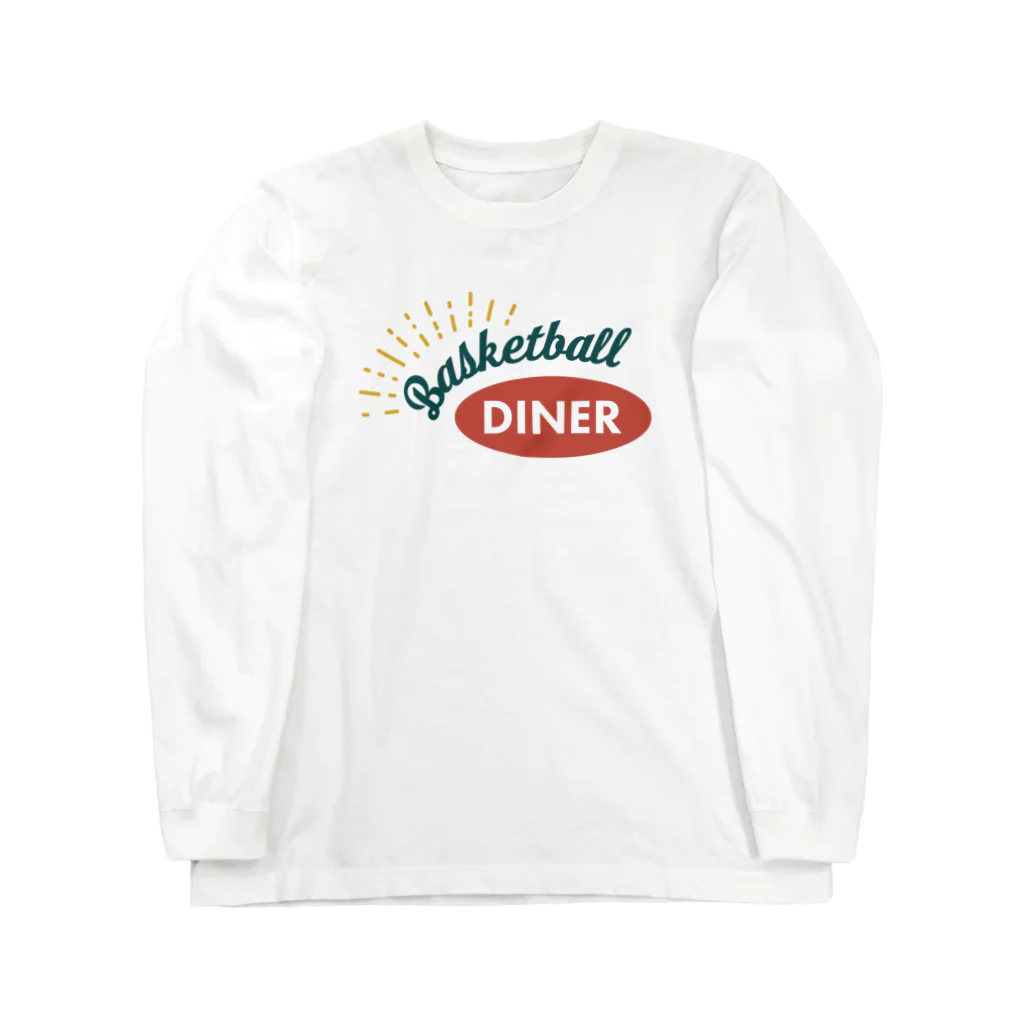 Basketball DinerのBasketball Diner ロゴ Long Sleeve T-Shirt