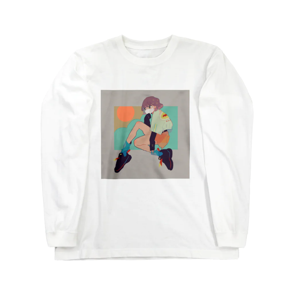 色田/SHIKIDAのらしく Long Sleeve T-Shirt