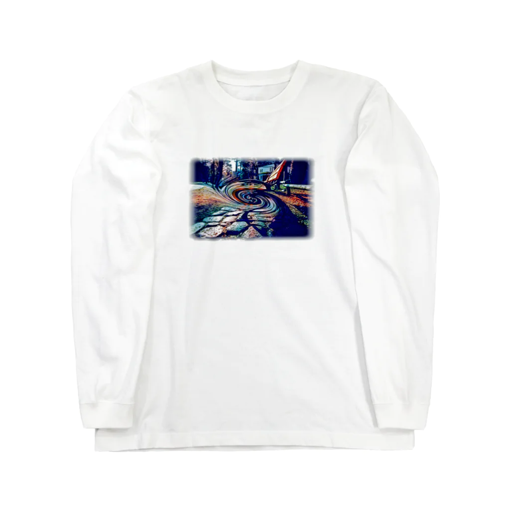 シンプルなグッズ やこ屋の目が回るベンチ Long Sleeve T-Shirt