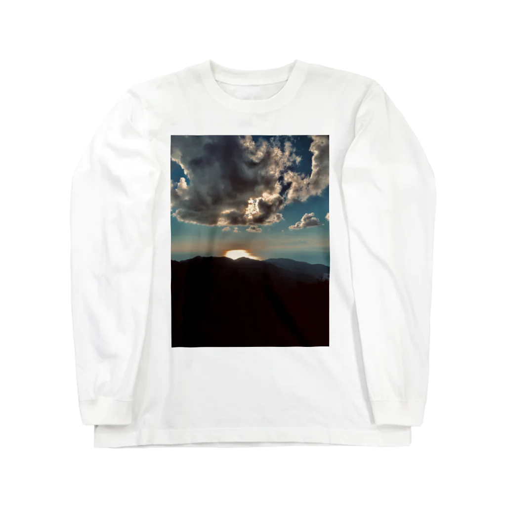 運上昇景色のアフターウェザー Long Sleeve T-Shirt