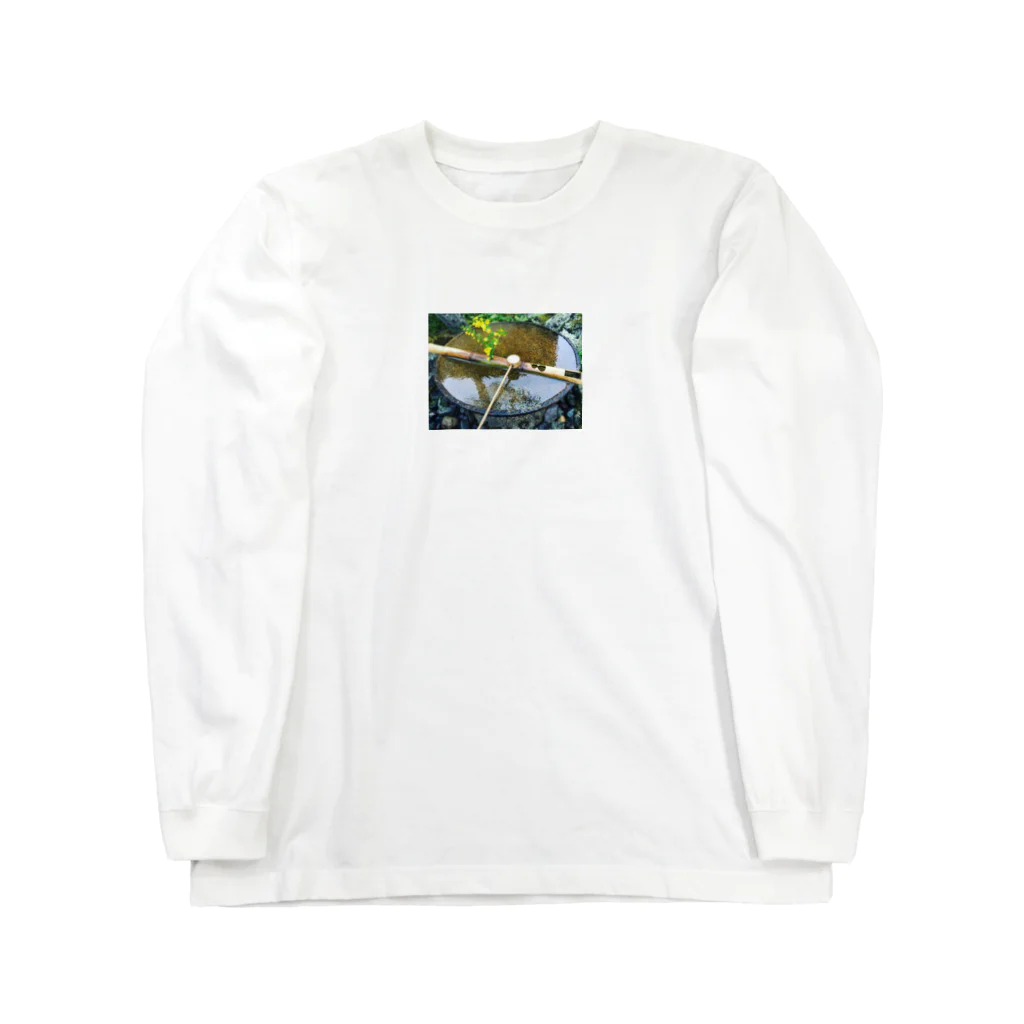 ロングコートチワワのヴィトくんの静寂　京都 Long Sleeve T-Shirt