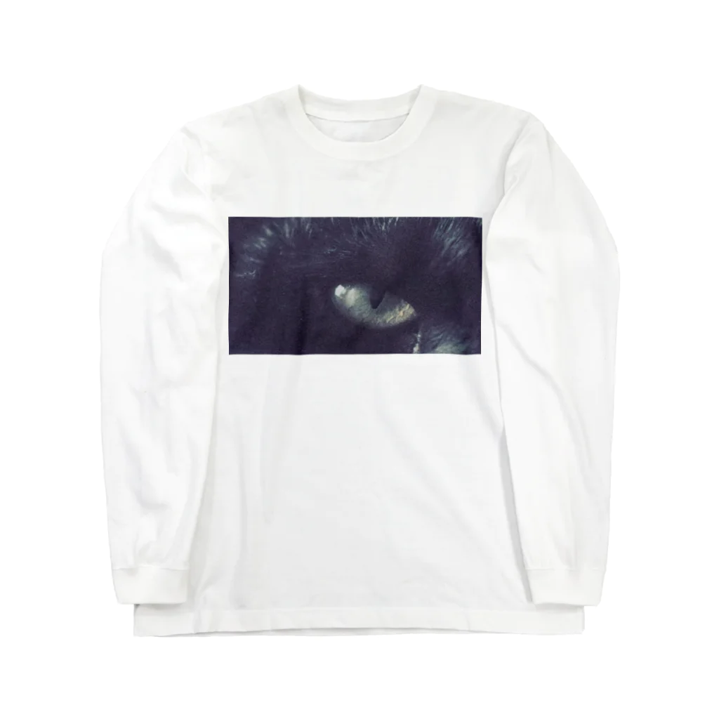 SILHOUETTE の黒猫の瞳 Long Sleeve T-Shirt