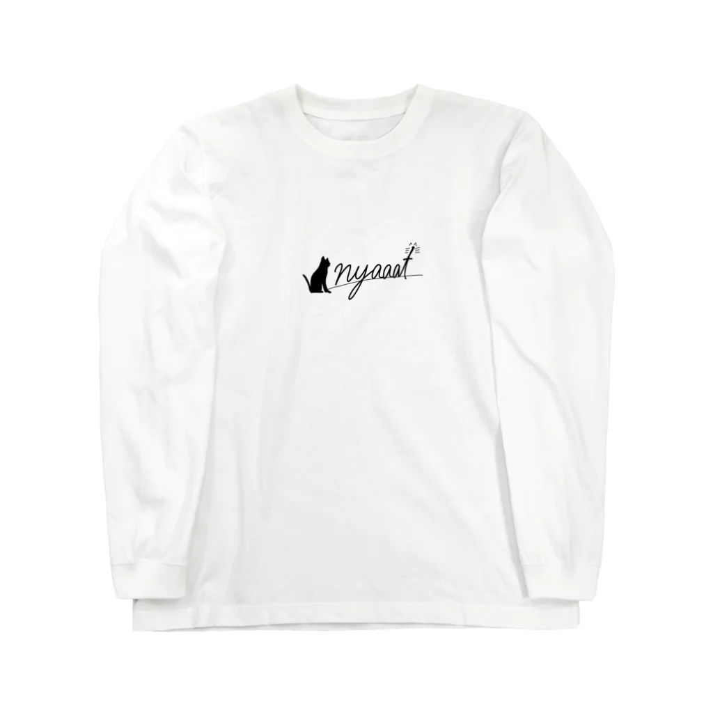 nyaaat公式ショップのnyaaat公式ネコアイテム Long Sleeve T-Shirt