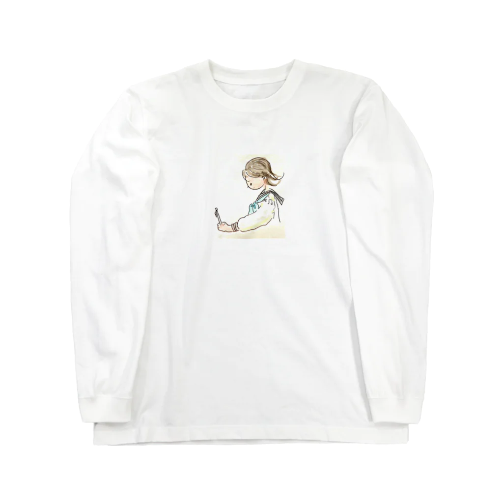 amenoasa(雨の朝)の自習 Long Sleeve T-Shirt