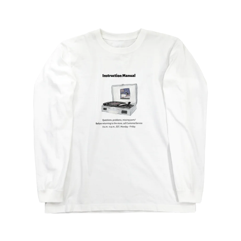 makiのrecord player ロングスリーブTシャツ