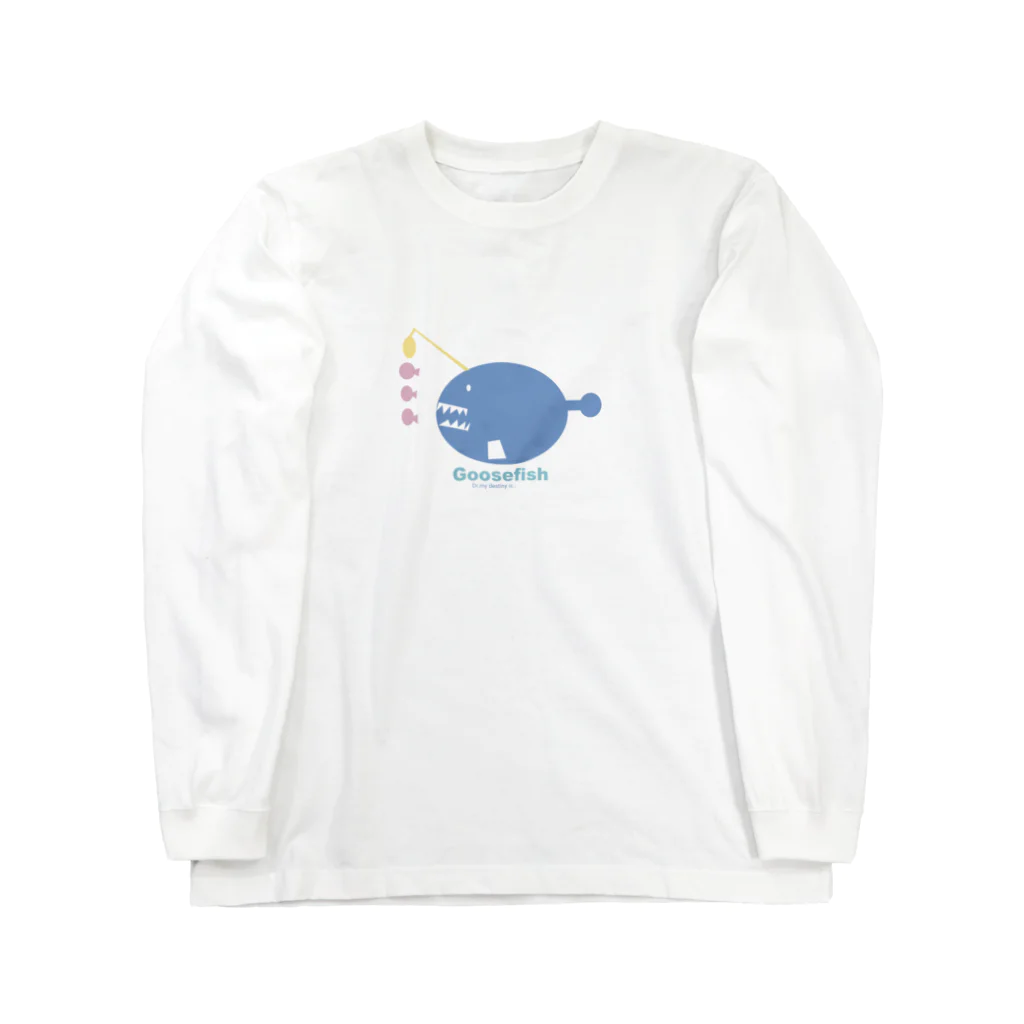 DREAMERの雑貨屋さんのお魚辞典シリーズ🐟チョウチンアンコウ Long Sleeve T-Shirt