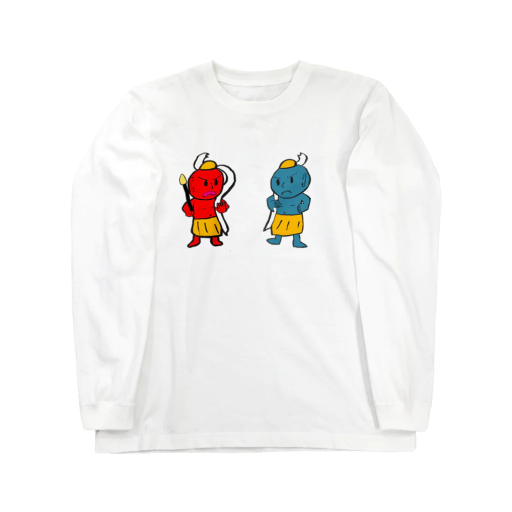 遊庵の金剛力士くん Long Sleeve T-Shirt