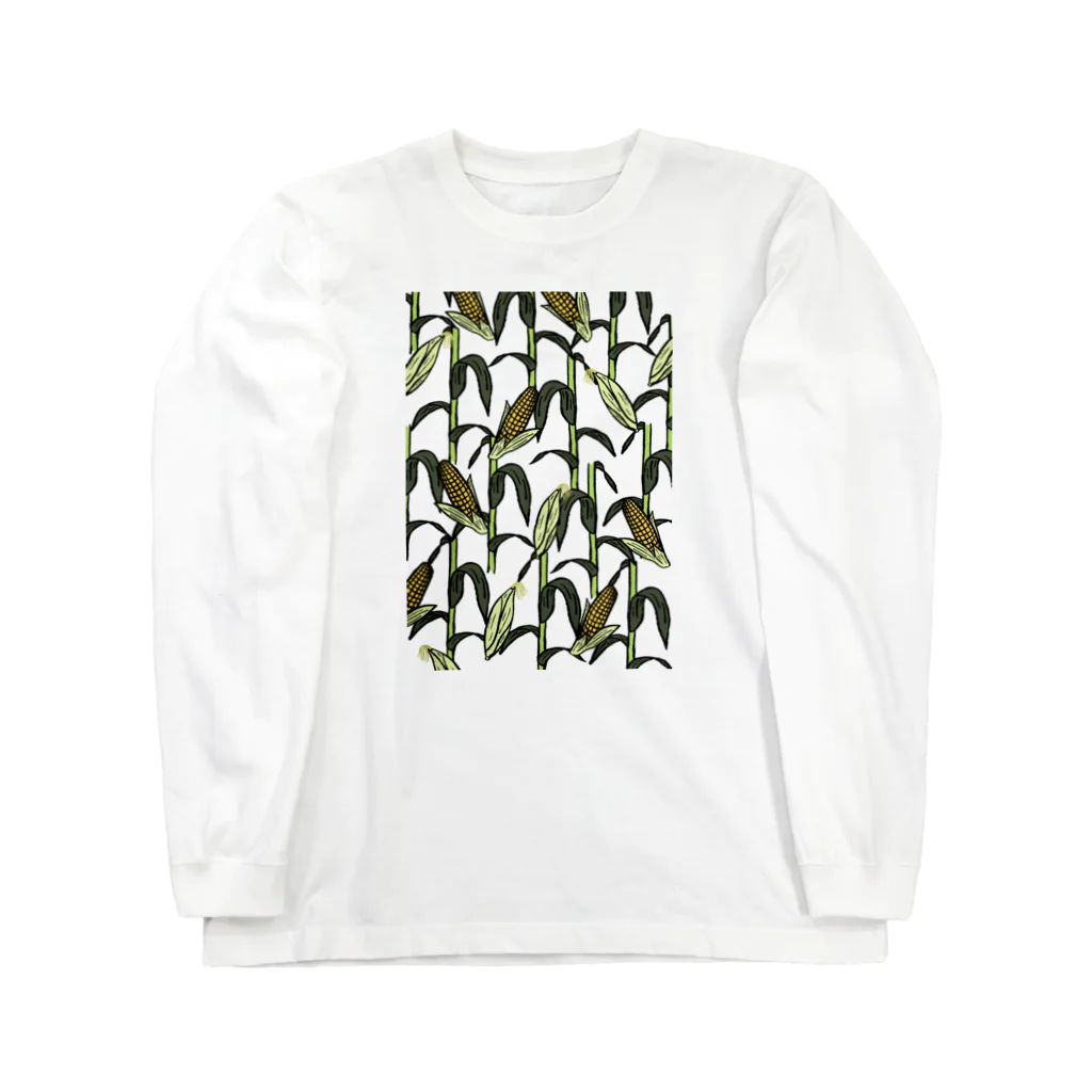 気ままに創作　よろず堂のとうもろこし Long Sleeve T-Shirt