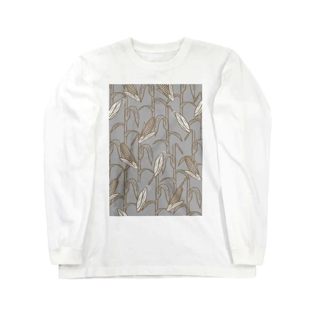 気ままに創作　よろず堂のとうもろこし② Long Sleeve T-Shirt