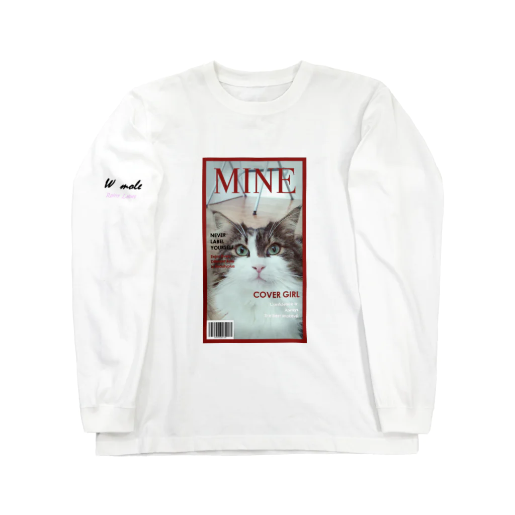 W moleのCover girl Long Sleeve T-Shirt