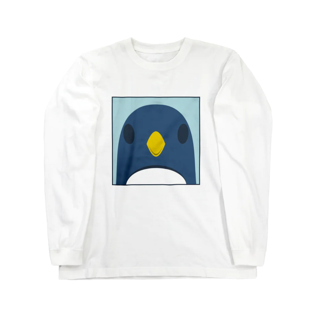 ペンギンショップの正面ペンギンシャツ Long Sleeve T-Shirt