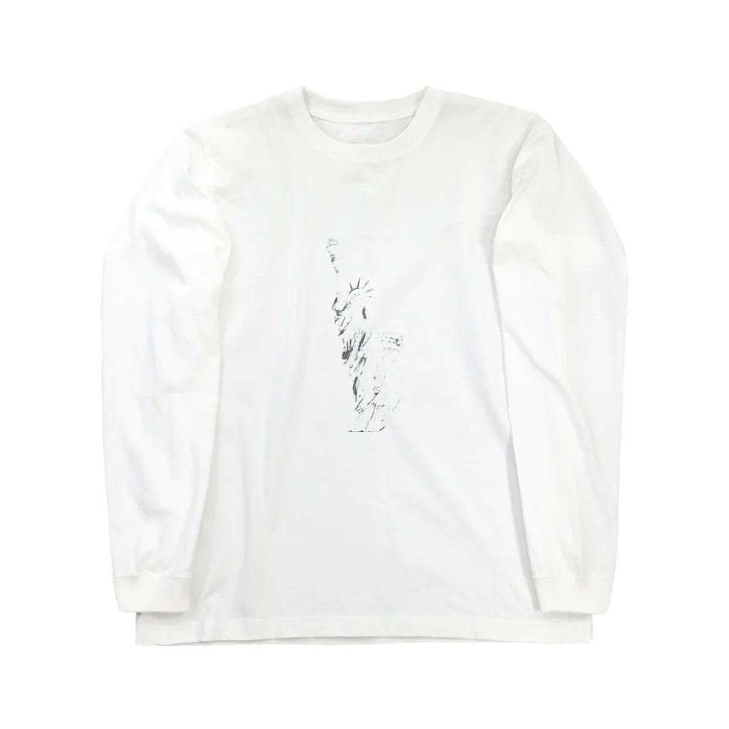 MTMT-MARTのstatue of liberty Long Sleeve T-Shirt