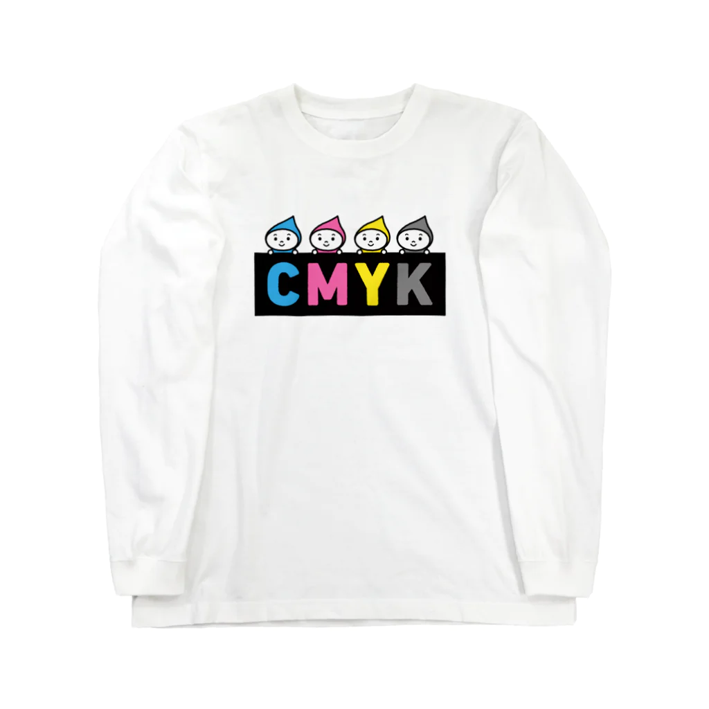 それゆけ！インキちゃん！のCMYKインキちゃんロンT ロングスリーブTシャツ