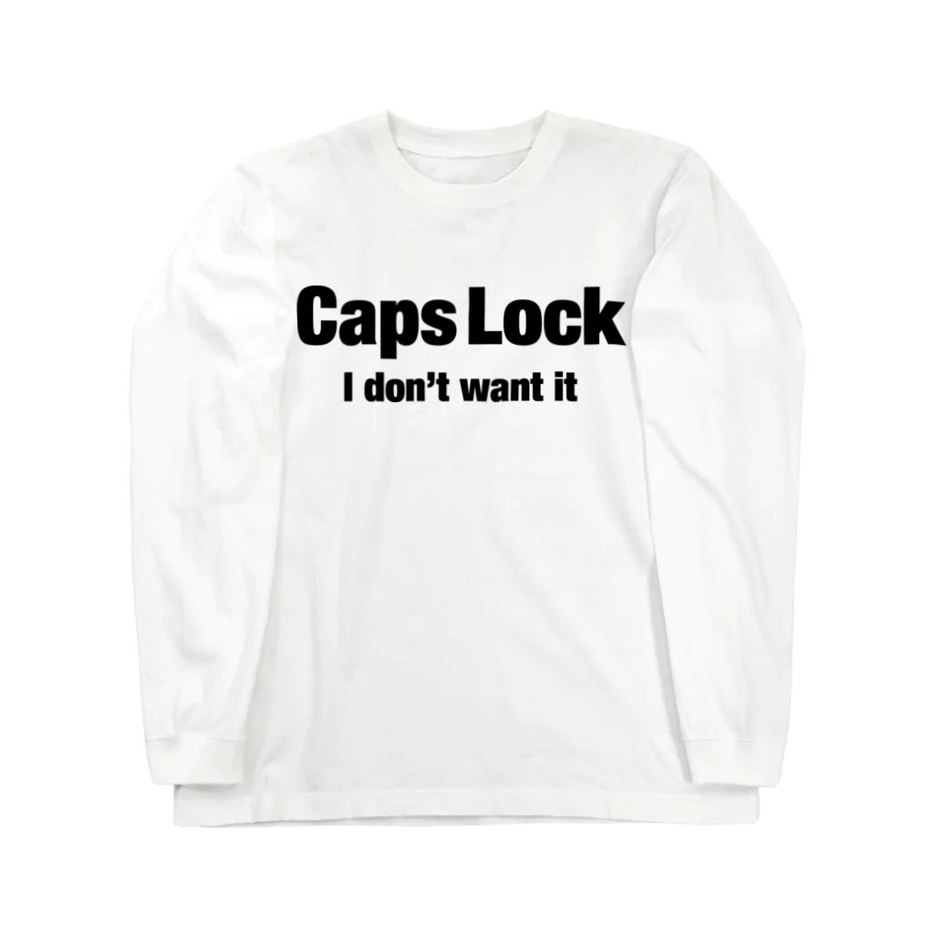 Graphic28のCapsLock ロングスリーブTシャツ