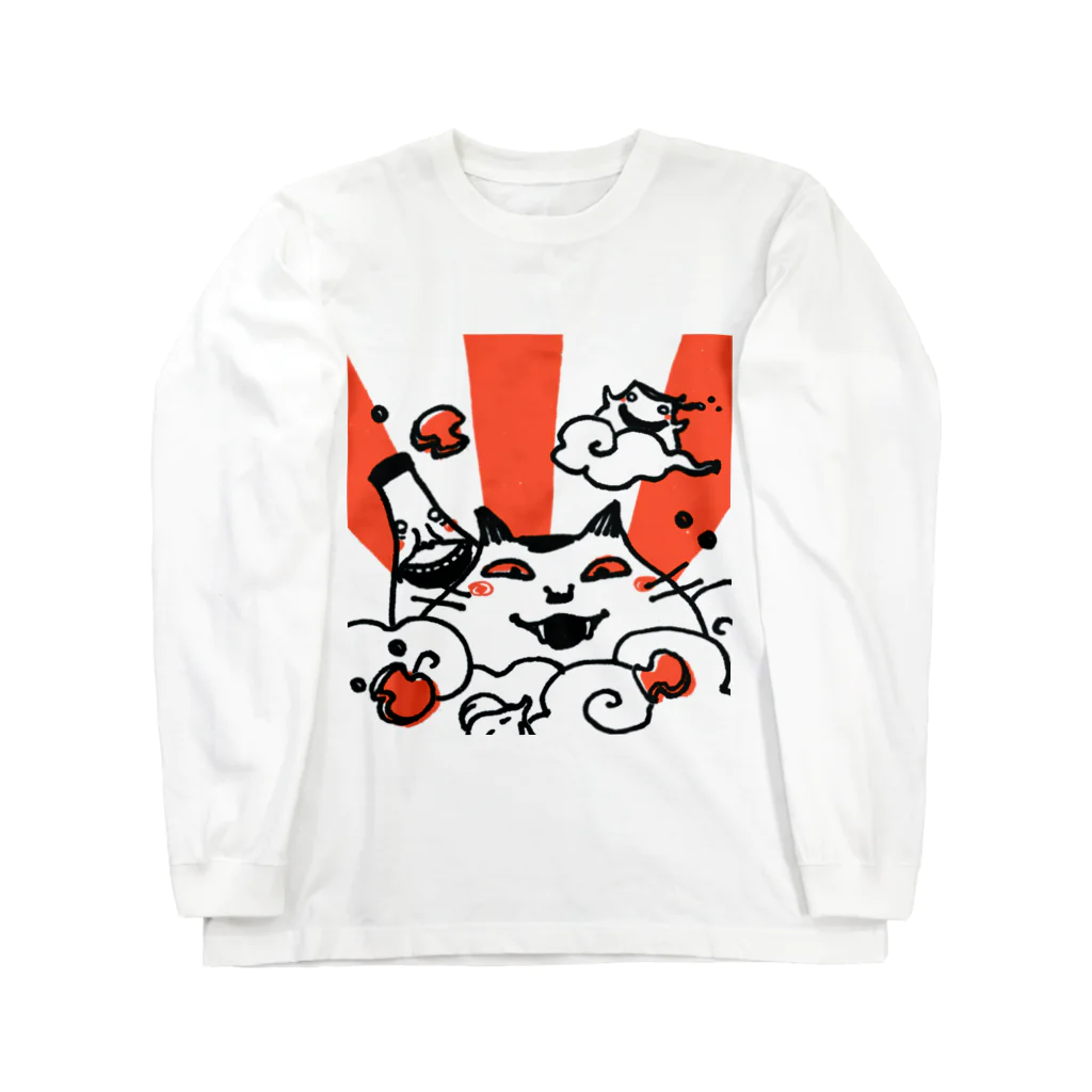 なまらやのねこ日の出 Long Sleeve T-Shirt