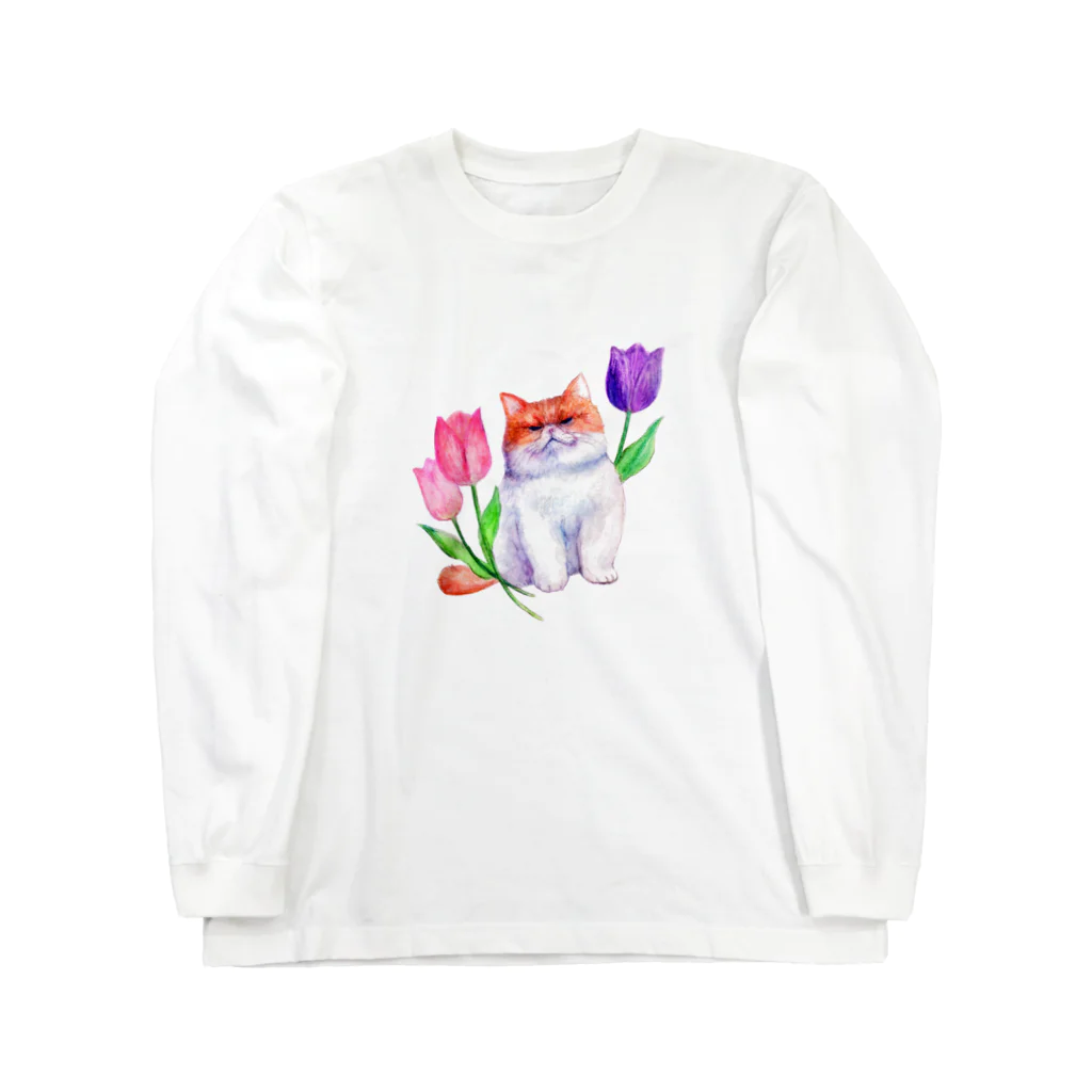 のここのチューリップ Long Sleeve T-Shirt