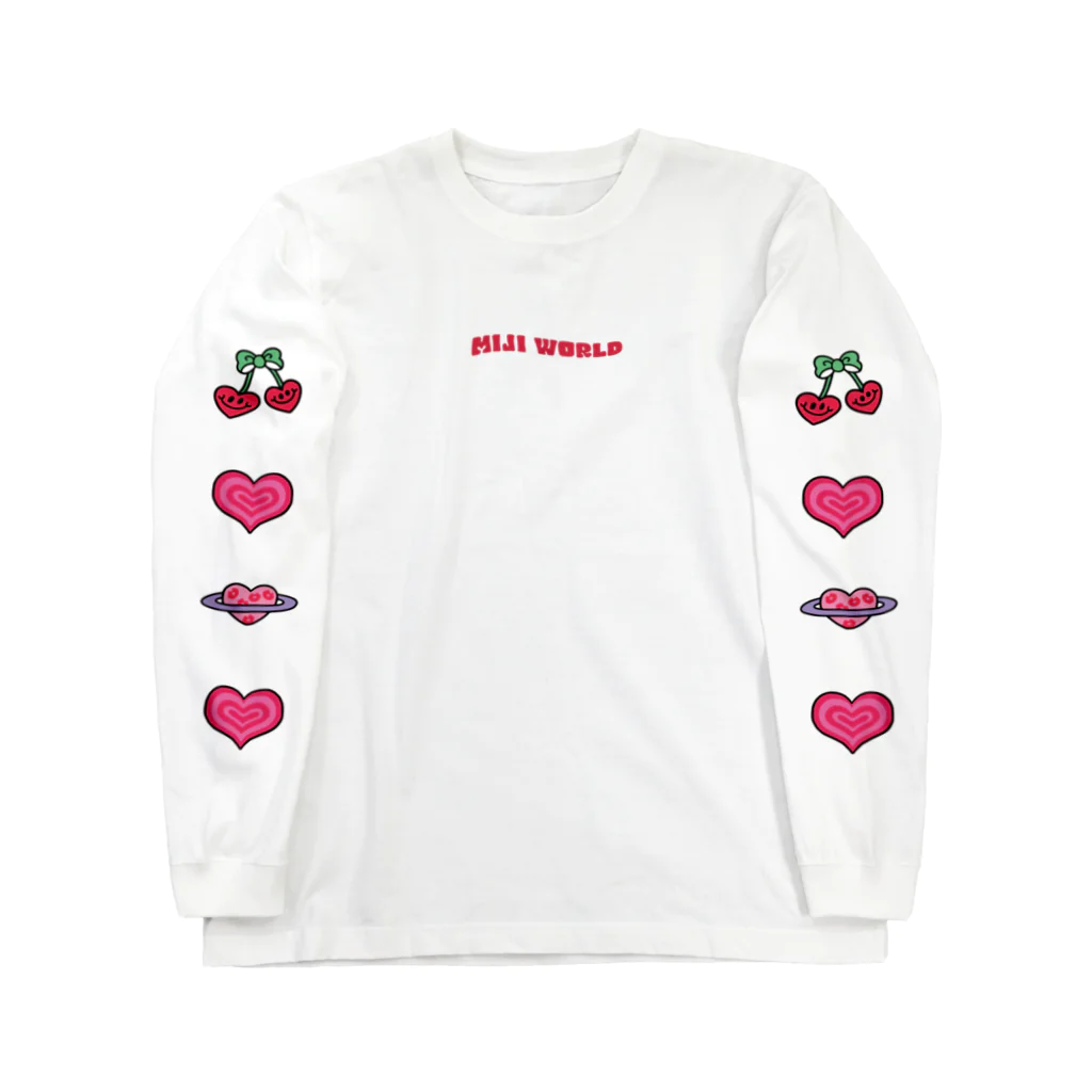 ミジワールドSUZURIショップのプエちゃん LOVE Long Sleeve T-Shirt