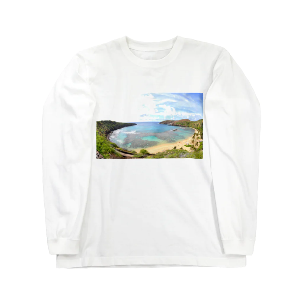 アロハスタイルハワイのハナウマ湾 Long Sleeve T-Shirt