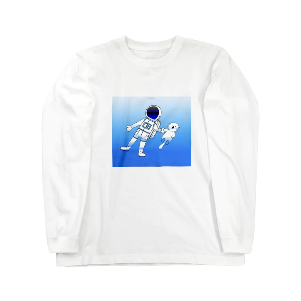 Aloe Potの海宙遊泳 ロングスリーブTシャツ