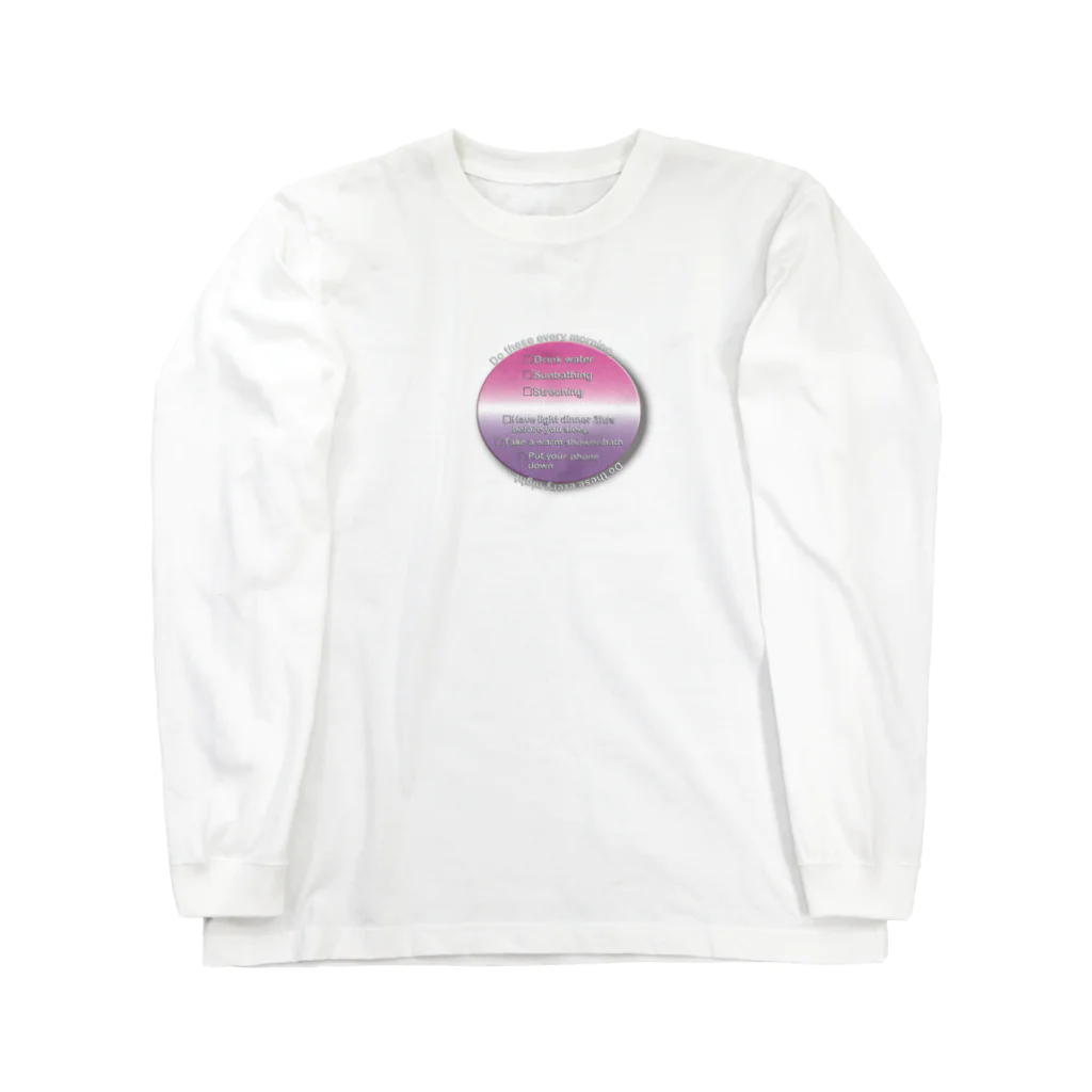 sampoのHealthy routines long-sleeve  Long Sleeve T-Shirt