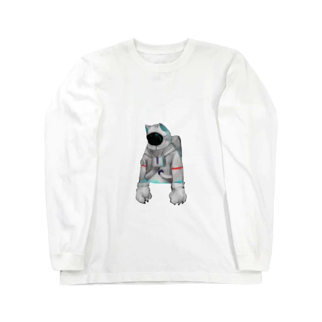KOHH℃の脱力宇宙猫 ロングスリーブTシャツ