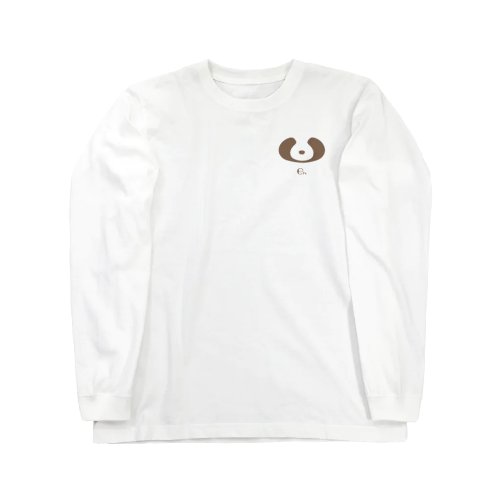 ジーナショップ(たぬき多め)のたぬきのアップ Long Sleeve T-Shirt