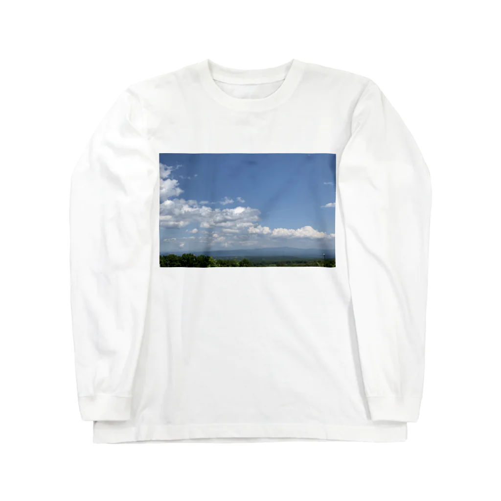 (U・∞・U)の高原の青空 Long Sleeve T-Shirt