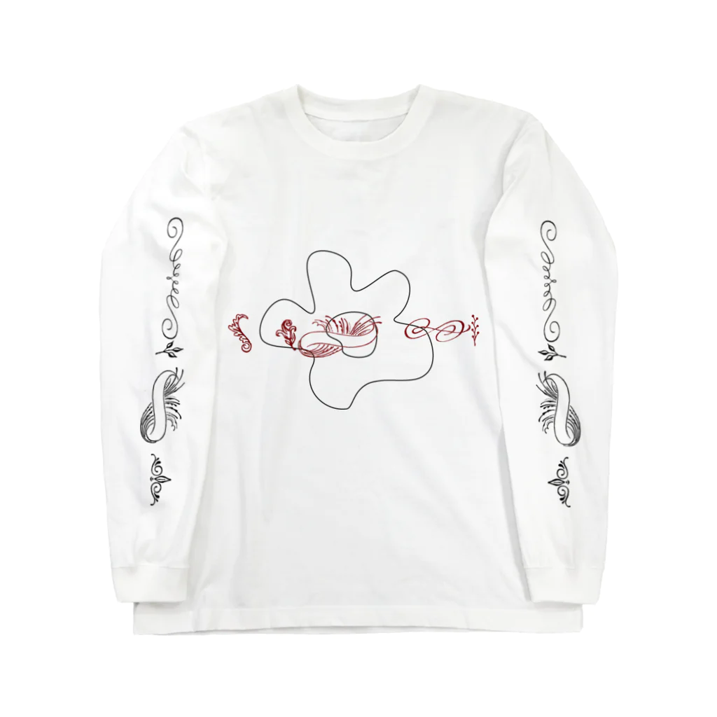 BONBONのお花に囲まれて Long Sleeve T-Shirt