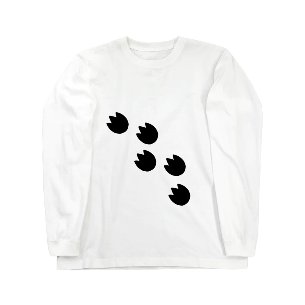 うどんのあしあと Long Sleeve T-Shirt