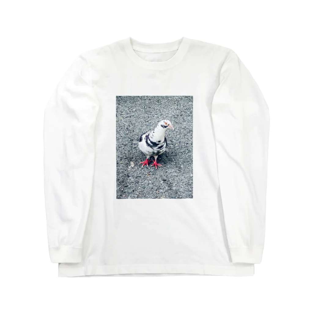 P.O.Humanのハト Long Sleeve T-Shirt