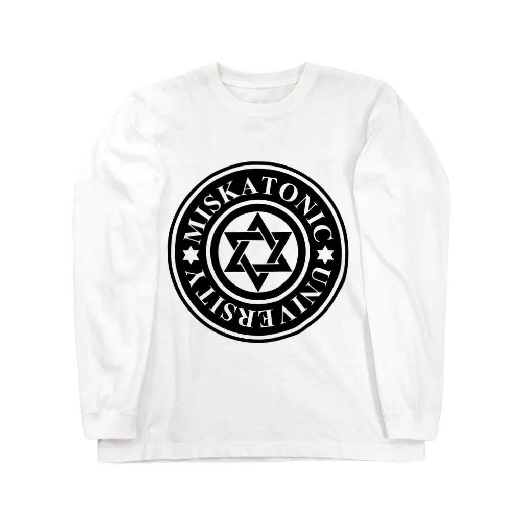 AURA_HYSTERICAのMISKATONIC UNIVERSITY Long Sleeve T-Shirt