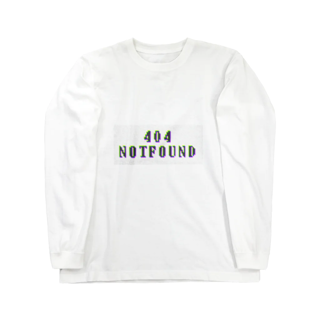 Himashopの404 NOTFOUND ロングスリーブTシャツ