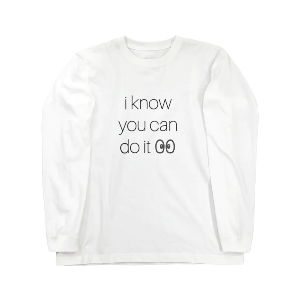 BirthMyのi know you can do it ロングスリーブTシャツ