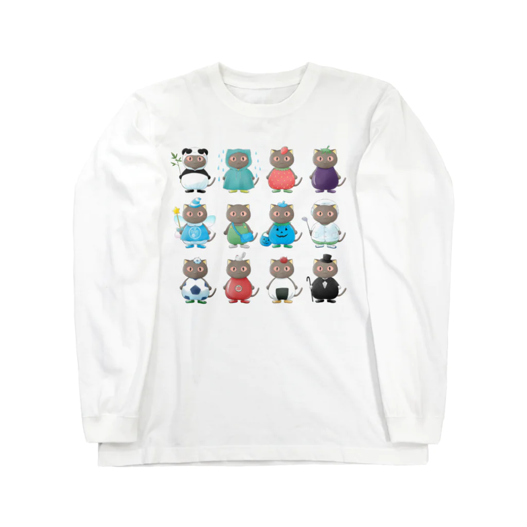 アレルギーっ子の旅する情報局CATのアレルギーっ子チルチル公式グッズ　勢ぞろい！ Long Sleeve T-Shirt