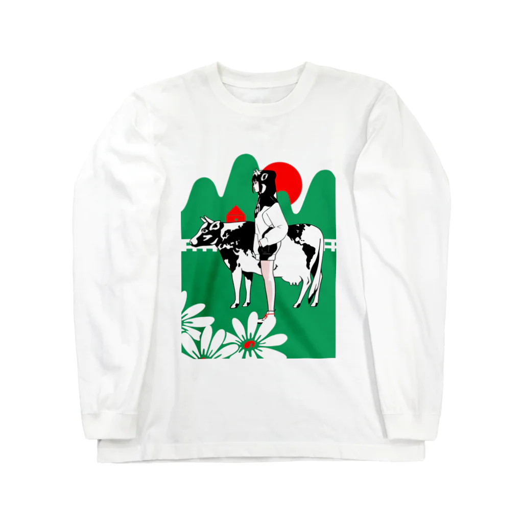 kozi69之SUZURIの世界の夜明け Long Sleeve T-Shirt